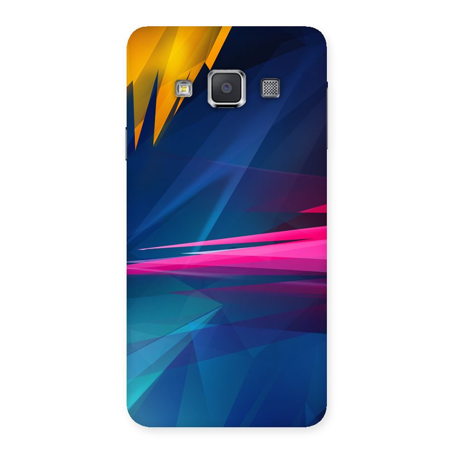 Blue Red Abstract Back Case for Galaxy A3