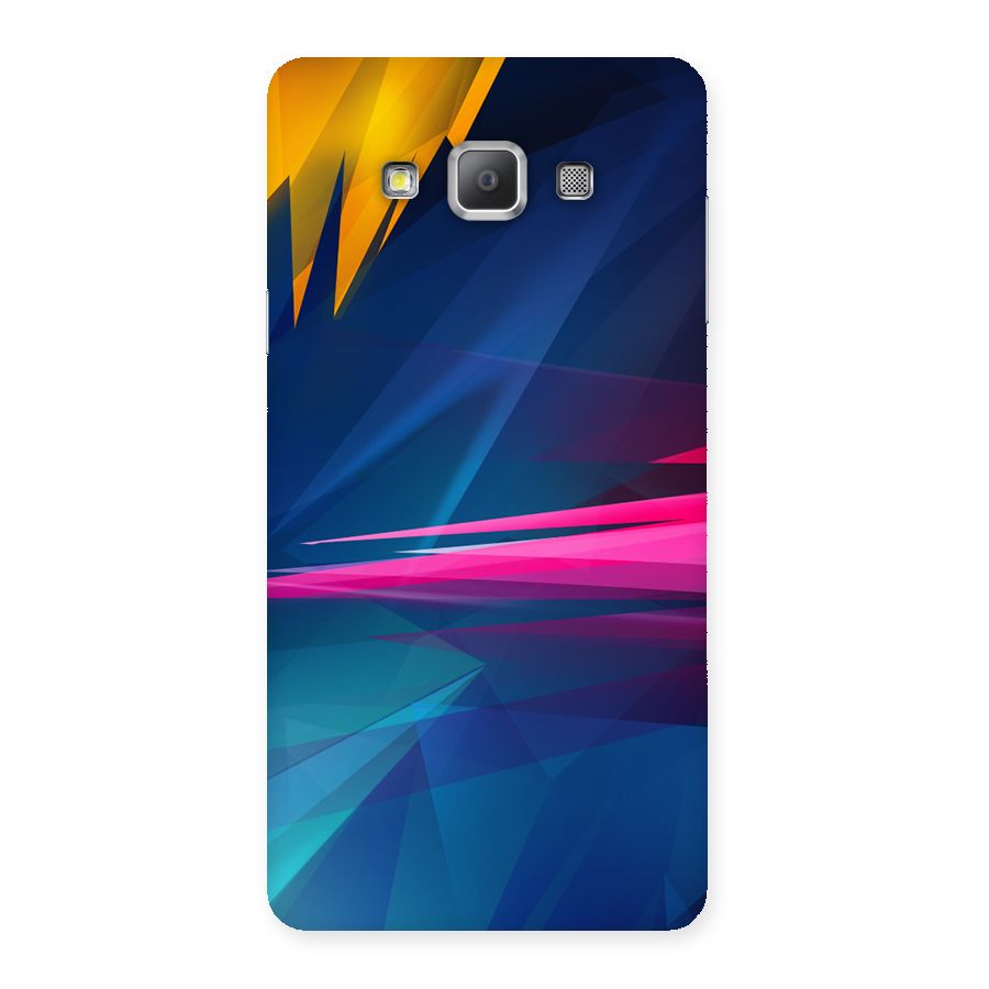 Blue Red Abstract Back Case for Galaxy A7