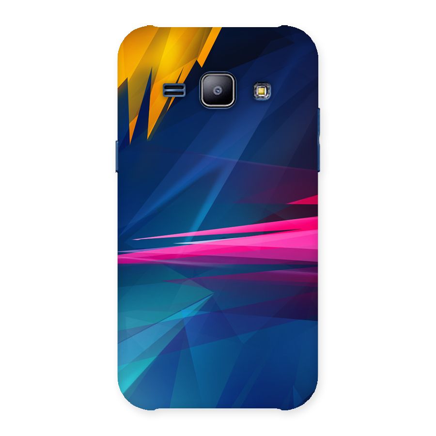 Blue Red Abstract Back Case for Galaxy J1