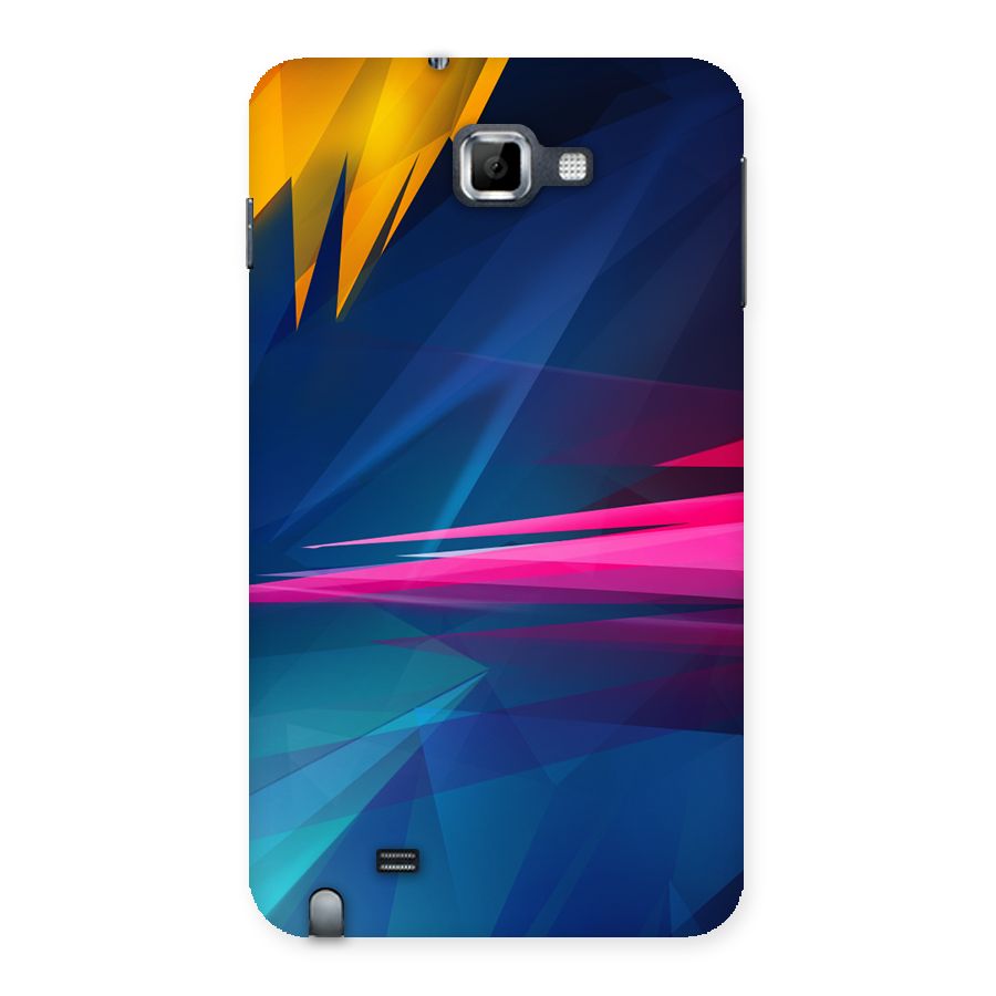 Blue Red Abstract Back Case for Galaxy Note
