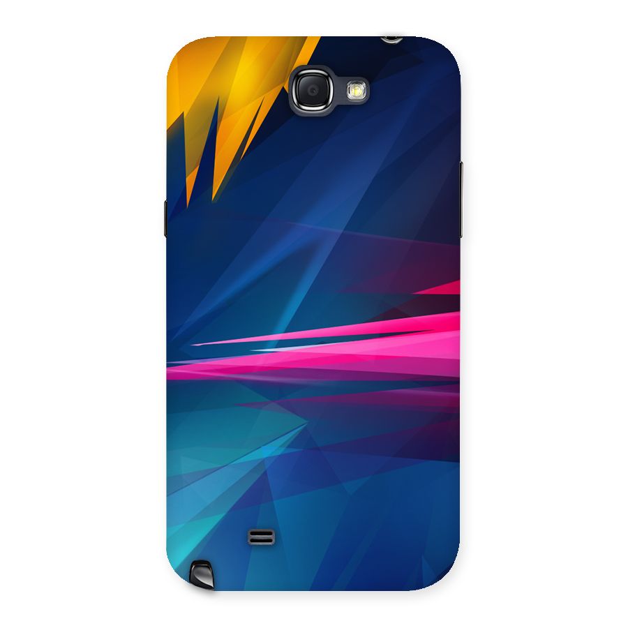 Blue Red Abstract Back Case for Galaxy Note 2