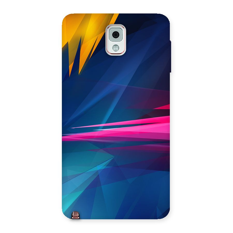 Blue Red Abstract Back Case for Galaxy Note 3