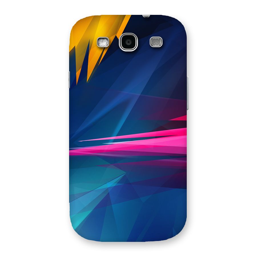 Blue Red Abstract Back Case for Galaxy S3