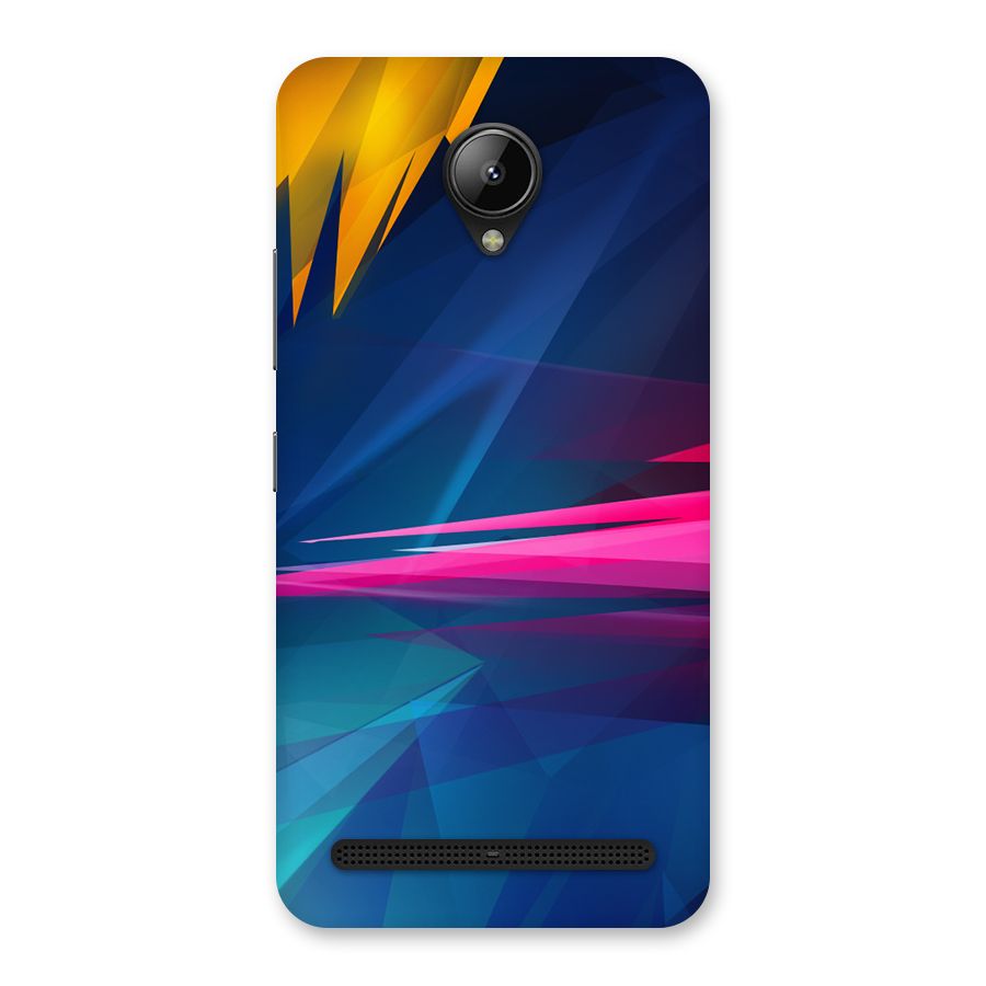 Blue Red Abstract Back Case for Lenovo C2