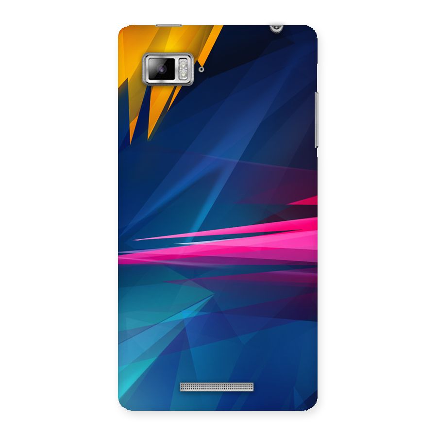 Blue Red Abstract Back Case for Lenovo Vibe Z K910