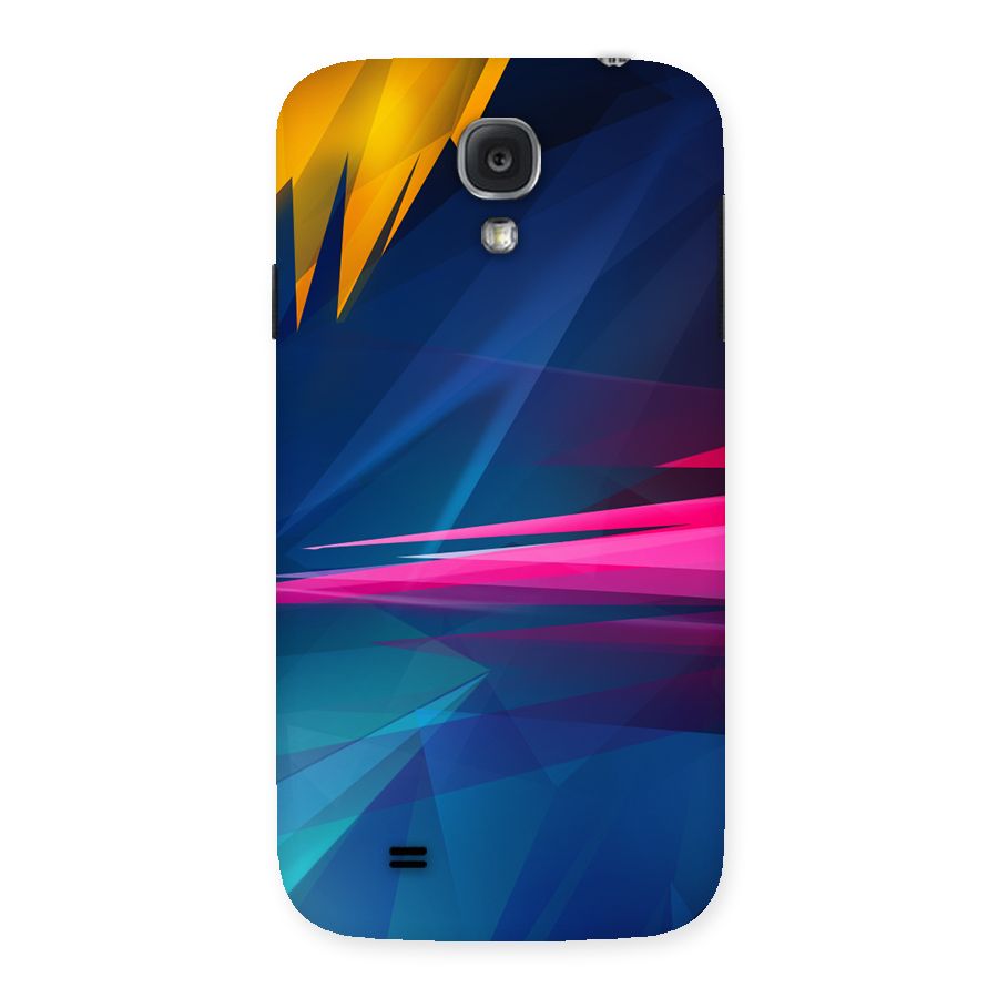 Blue Red Abstract Back Case for Samsung Galaxy S4