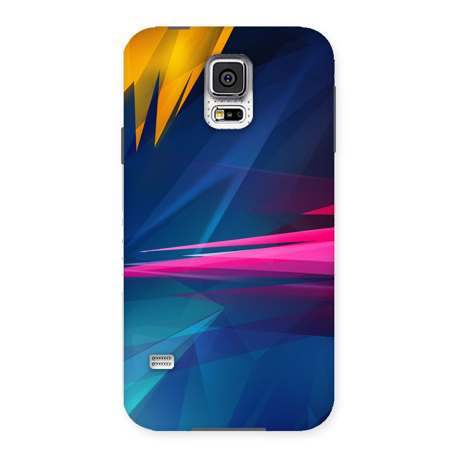 Blue Red Abstract Back Case for Samsung Galaxy S5