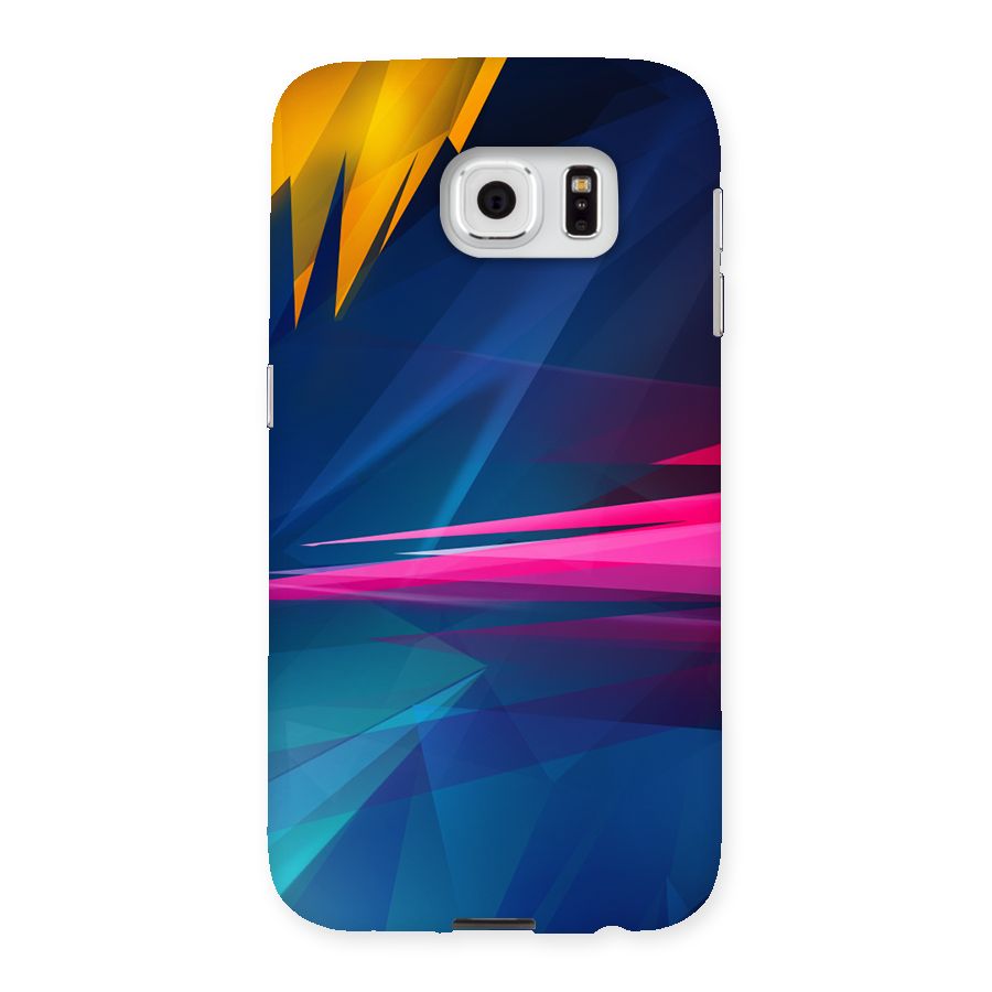 Blue Red Abstract Back Case for Samsung Galaxy S6