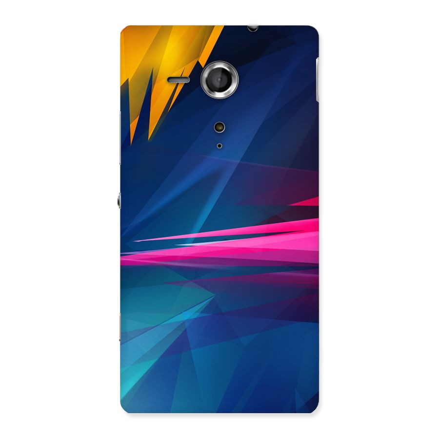 Blue Red Abstract Back Case for Sony Xperia SP