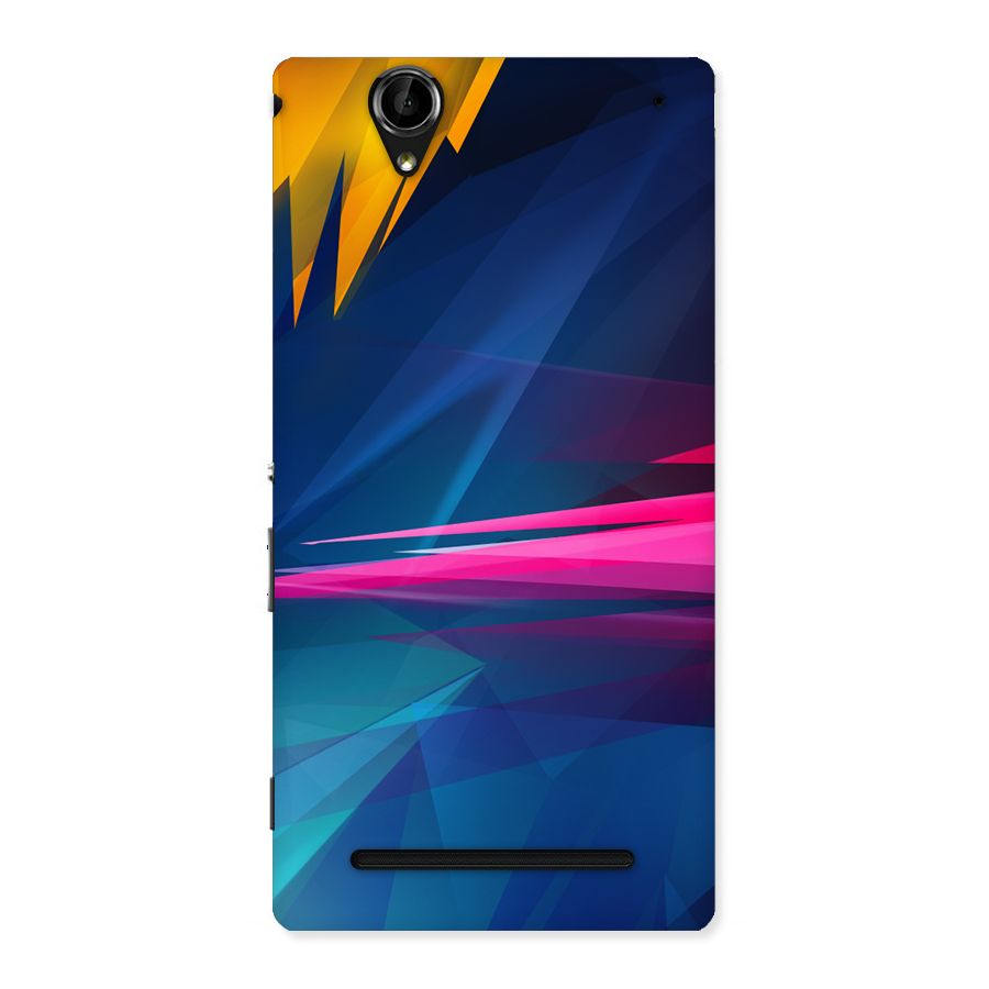 Blue Red Abstract Back Case for Sony Xperia T2