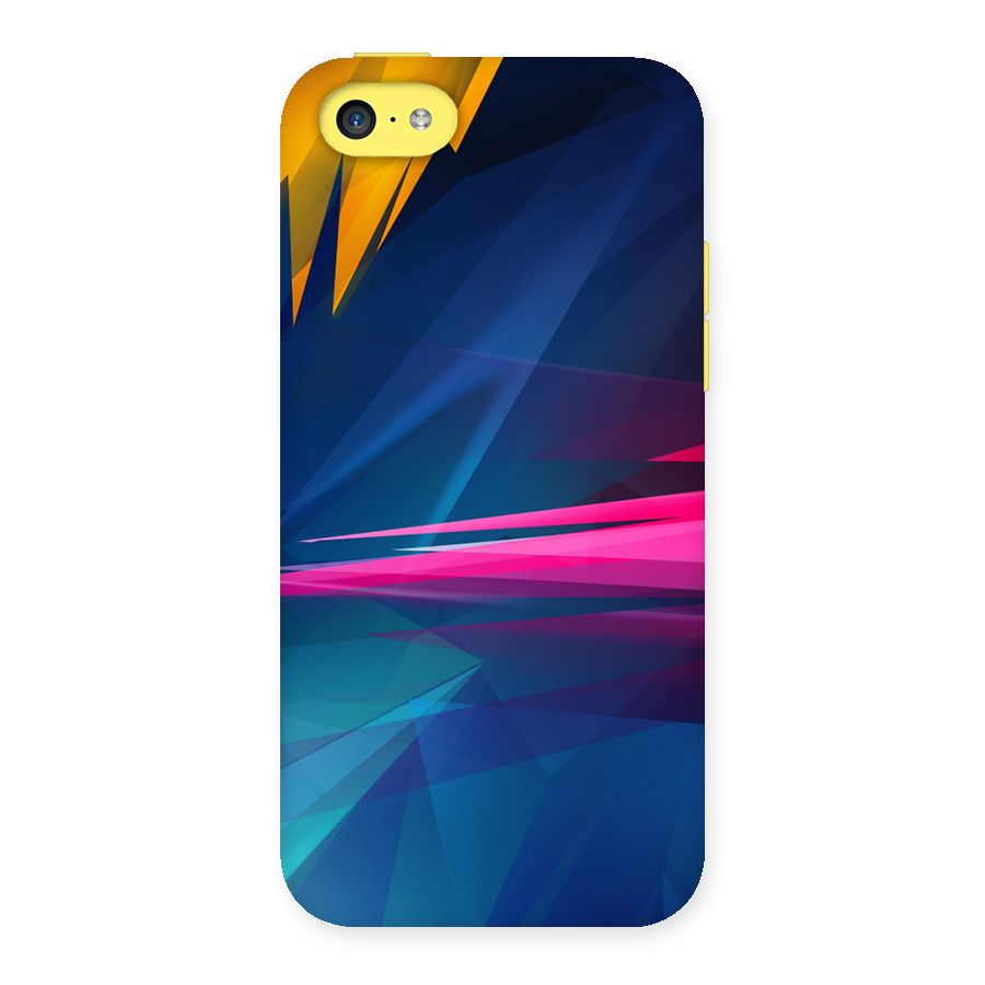 Blue Red Abstract Back Case for iPhone 5C