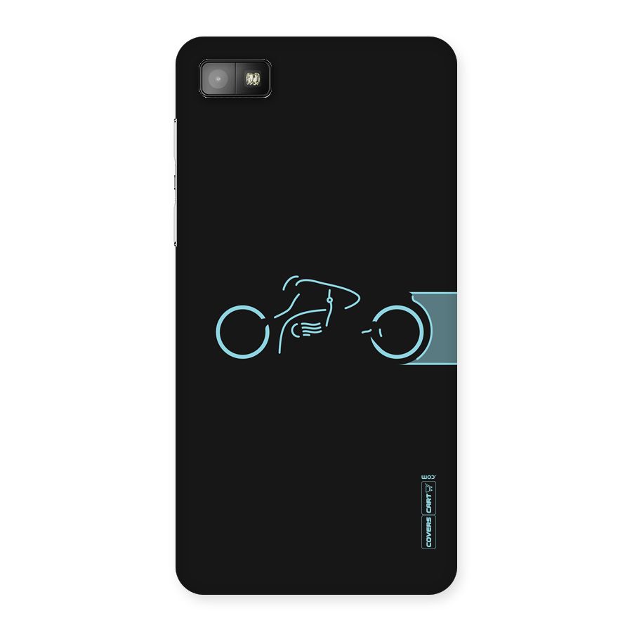 Blue Ride Back Case for Blackberry Z10