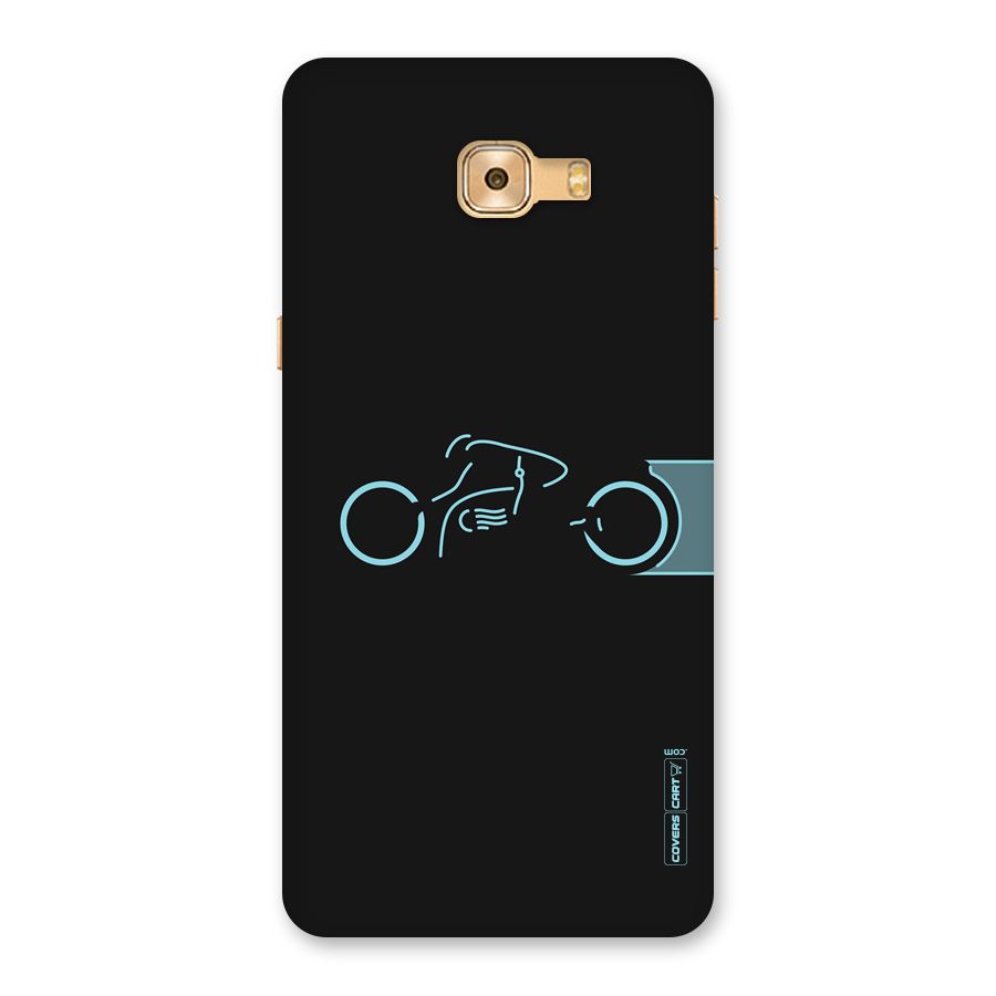 Blue Ride Back Case for Galaxy C9 Pro