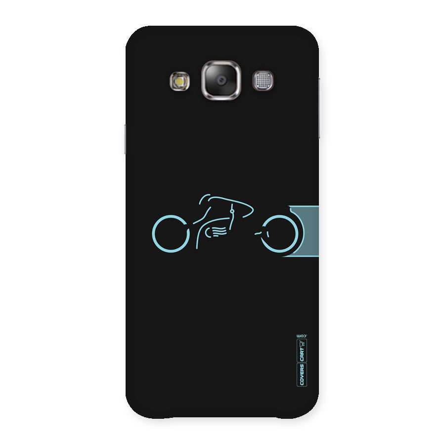 Blue Ride Back Case for Galaxy E7