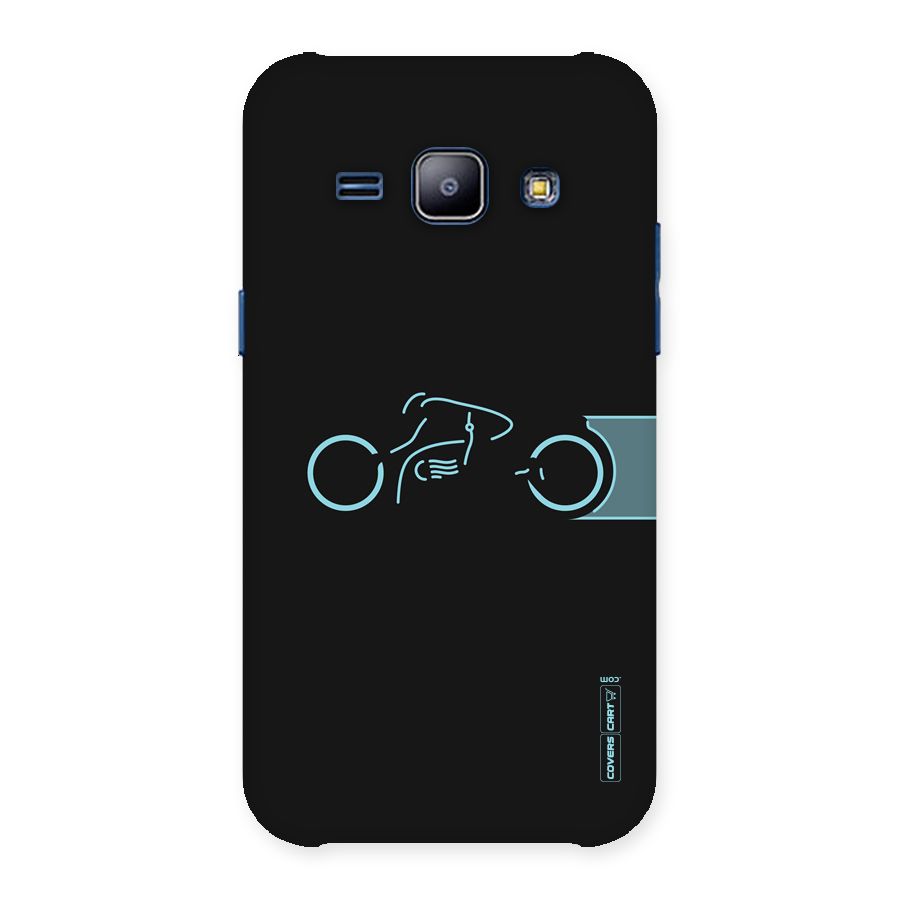 Blue Ride Back Case for Galaxy J1