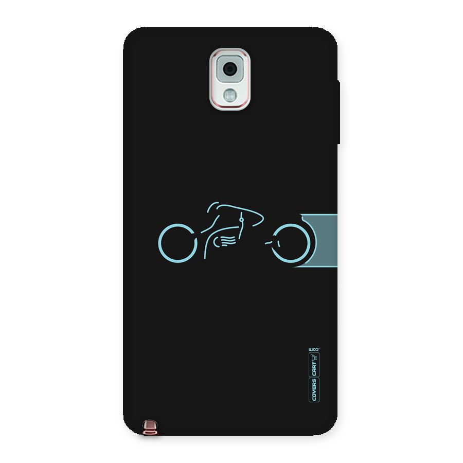 Blue Ride Back Case for Galaxy Note 3