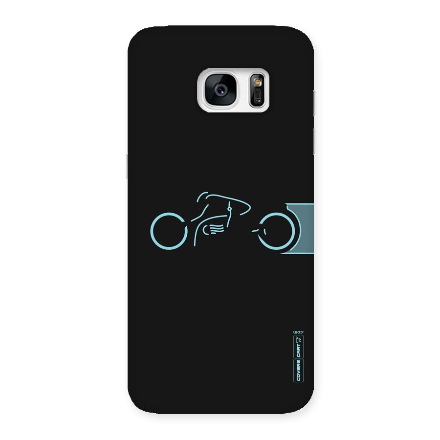 Blue Ride Back Case for Galaxy S7 Edge