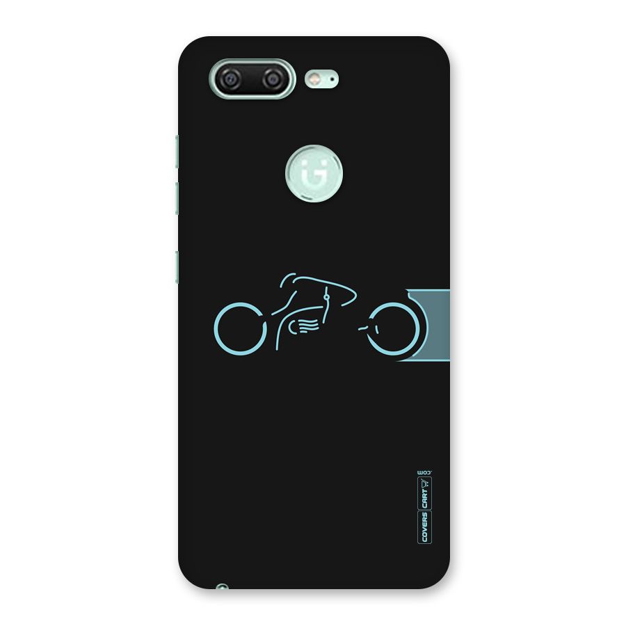 Blue Ride Back Case for Gionee S10
