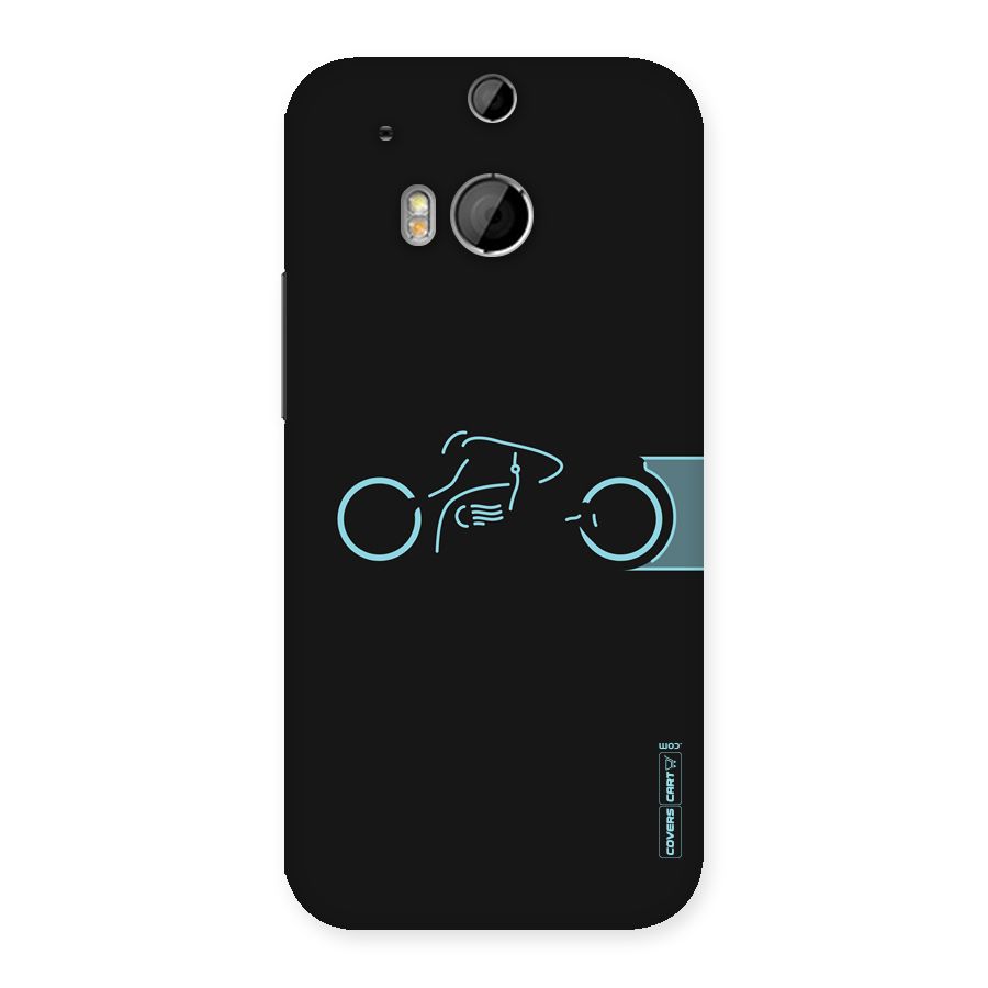 Blue Ride Back Case for HTC One M8
