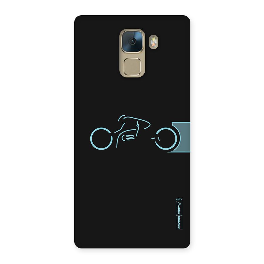 Blue Ride Back Case for Huawei Honor 7