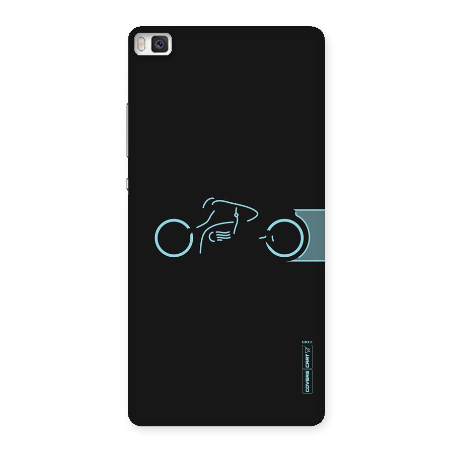 Blue Ride Back Case for Huawei P8