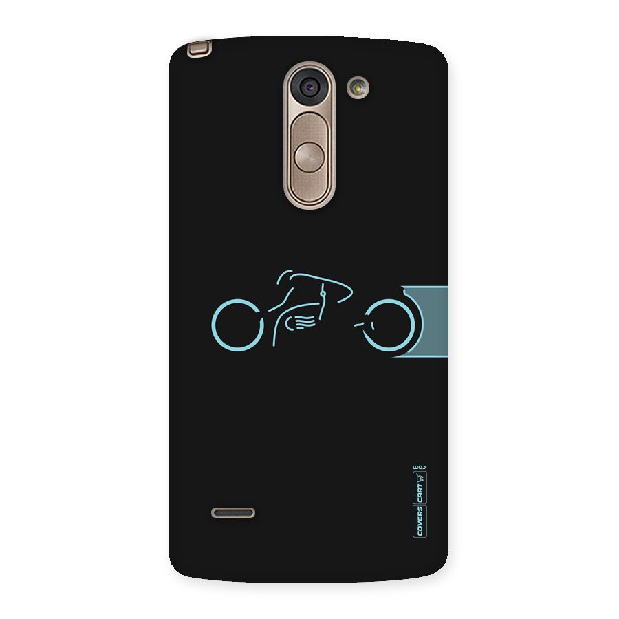 Blue Ride Back Case for LG G3 Stylus