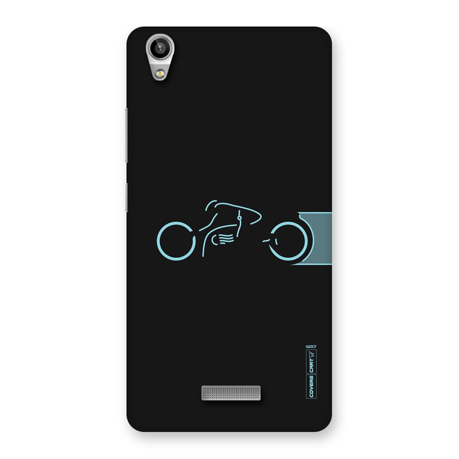 Blue Ride Back Case for Lava-Pixel-V1
