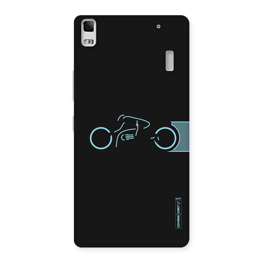 Blue Ride Back Case for Lenovo K3 Note