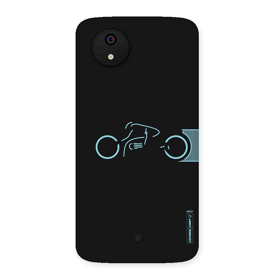 Blue Ride Back Case for Micromax Canvas A1