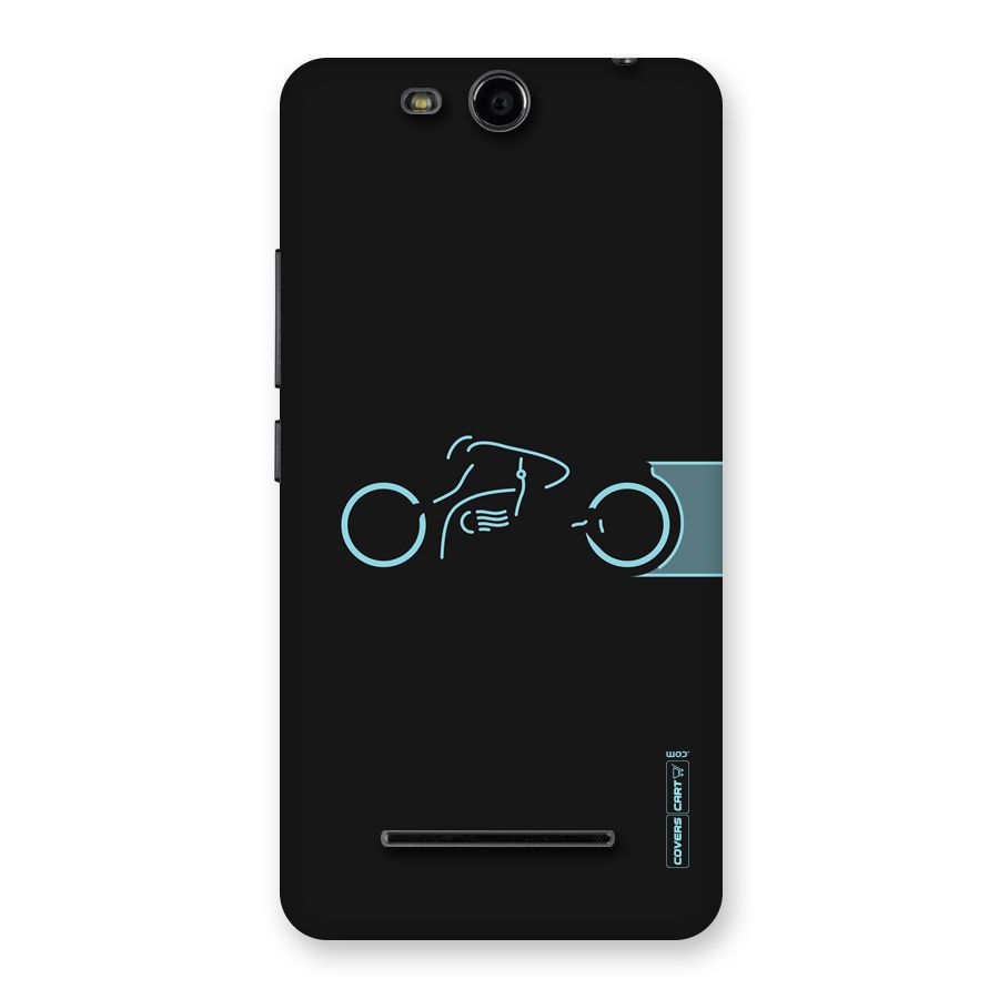 Blue Ride Back Case for Micromax Canvas Juice 3 Q392