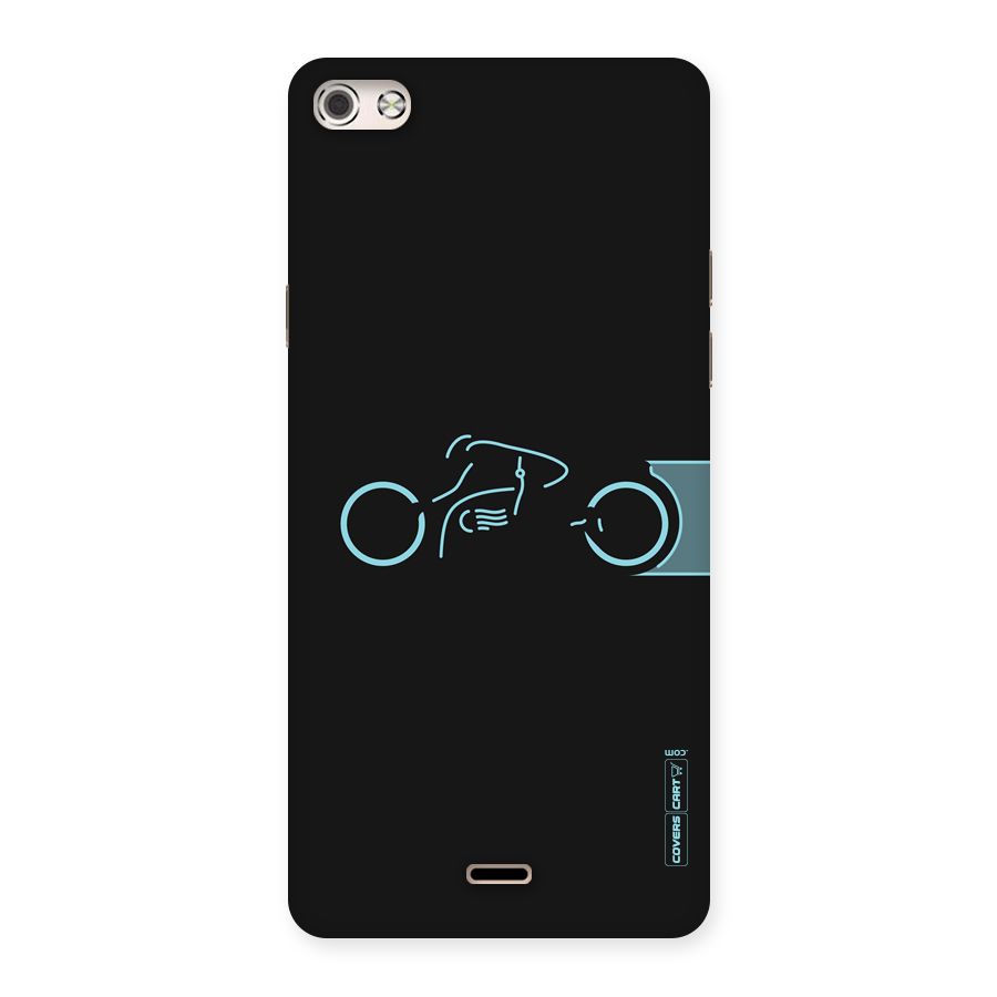 Blue Ride Back Case for Micromax Canvas Silver 5