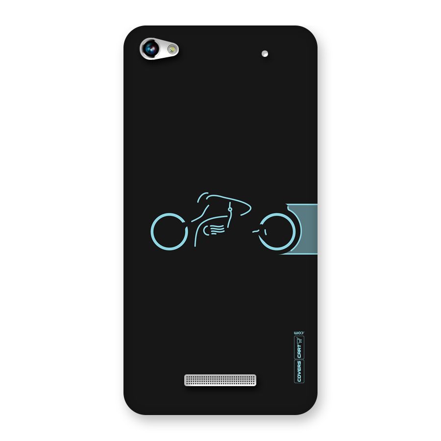 Blue Ride Back Case for Micromax Hue 2