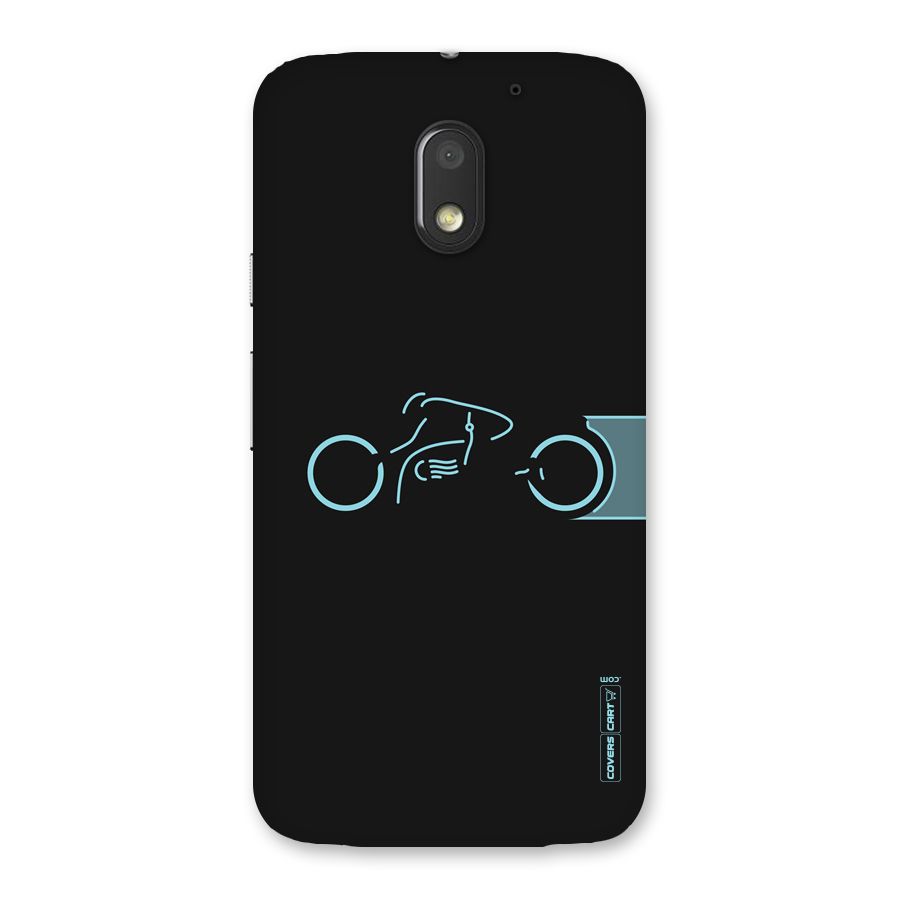 Blue Ride Back Case for Moto E3 Power