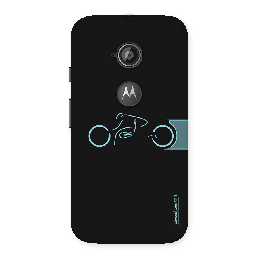 Blue Ride Back Case for Moto E 2nd Gen
