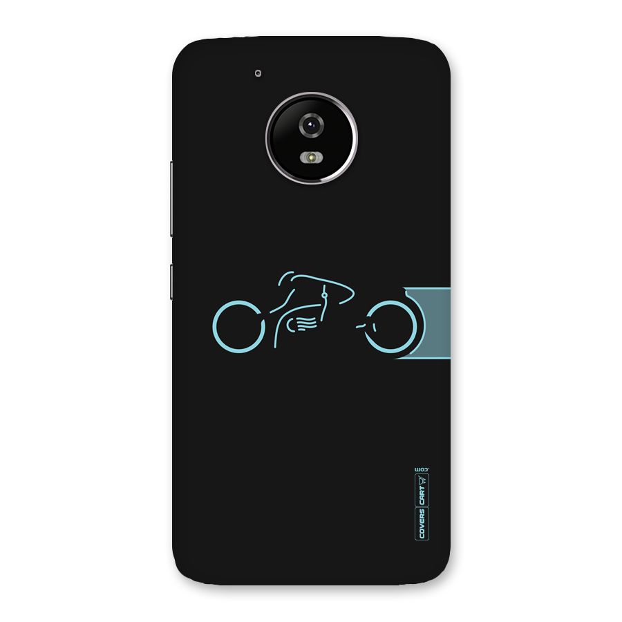 Blue Ride Back Case for Moto G5