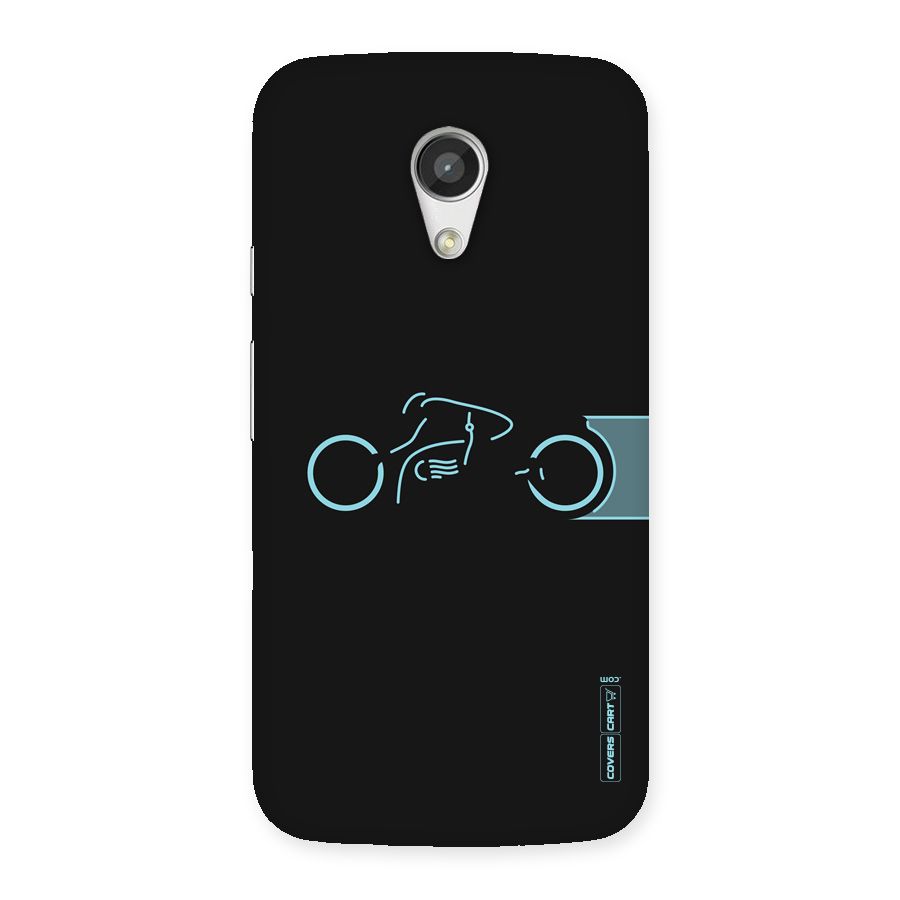 Blue Ride Back Case for Moto G 2nd Gen