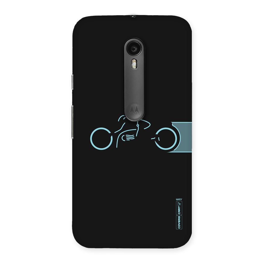 Blue Ride Back Case for Moto G Turbo
