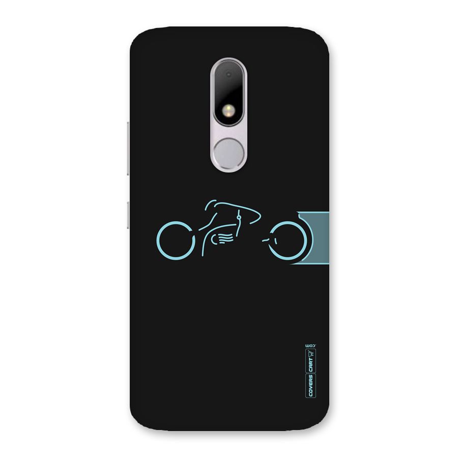 Blue Ride Back Case for Moto M