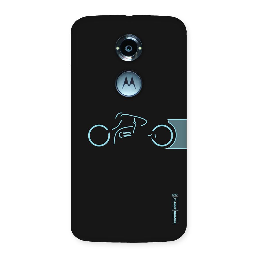 Blue Ride Back Case for Moto X 2nd Gen