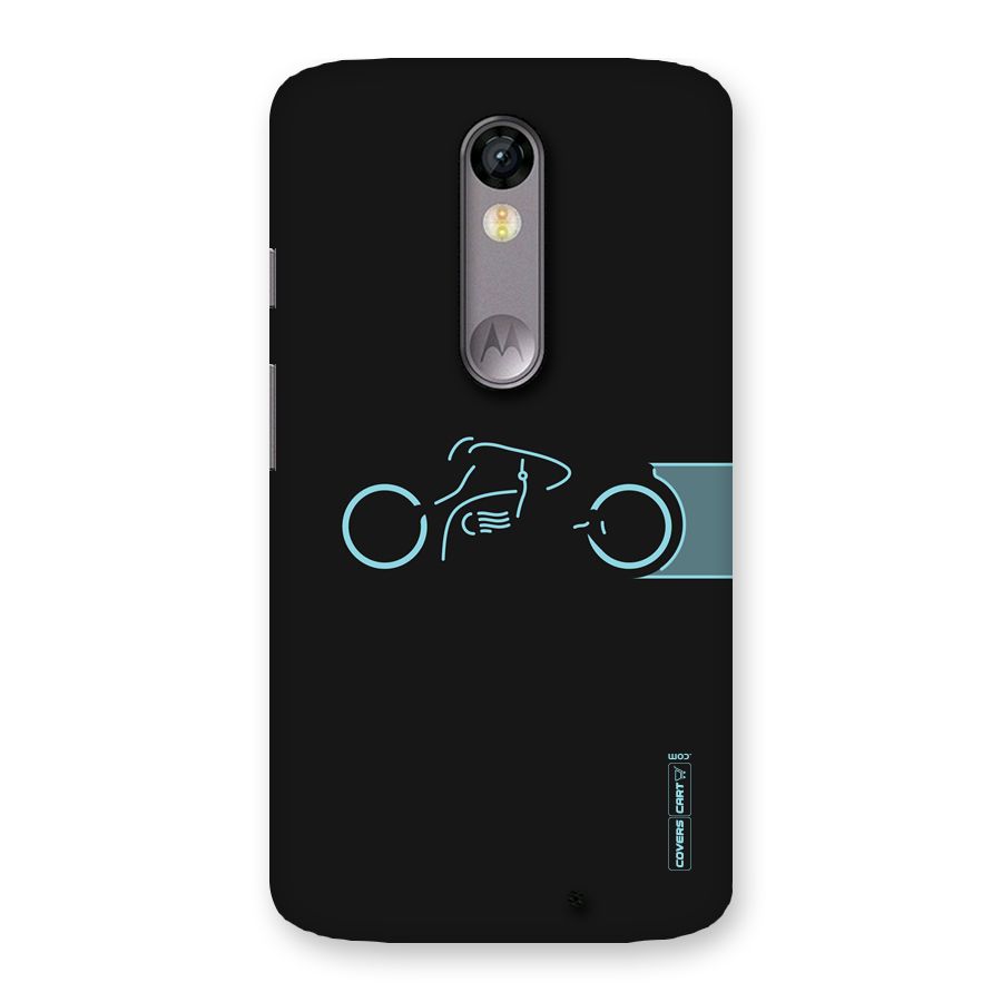 Blue Ride Back Case for Moto X Force