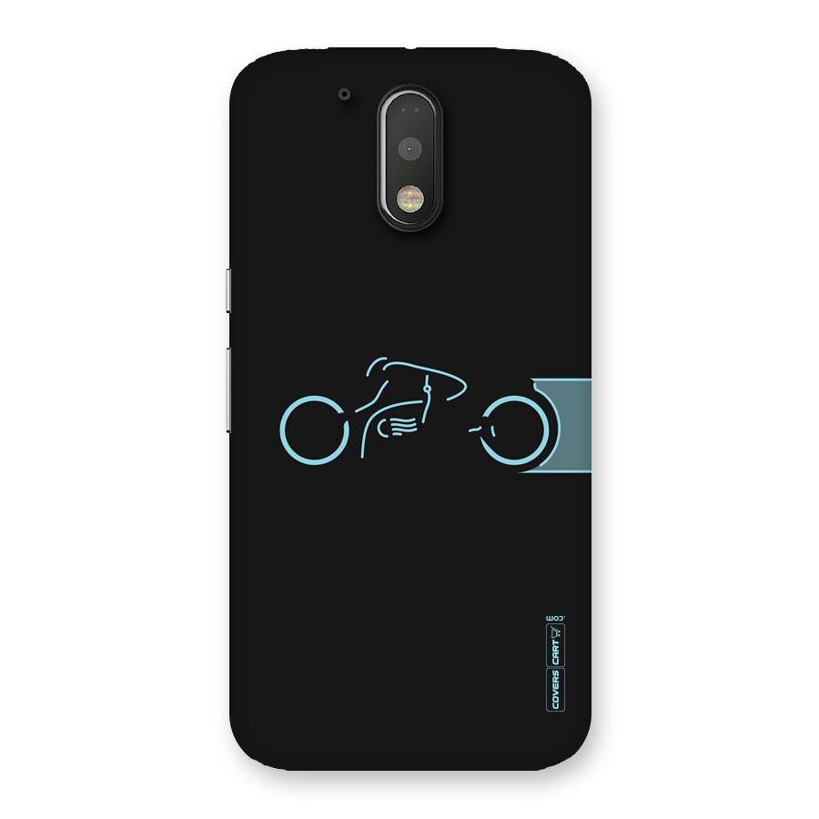 Blue Ride Back Case for Motorola Moto G4
