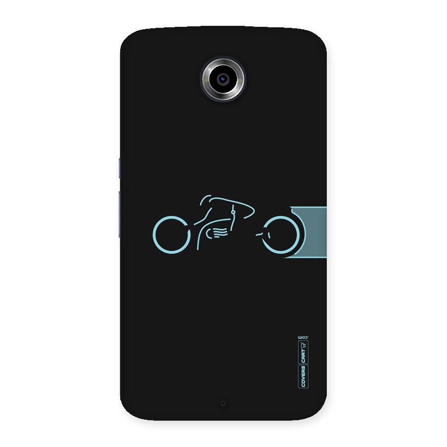 Blue Ride Back Case for Nexsus 6