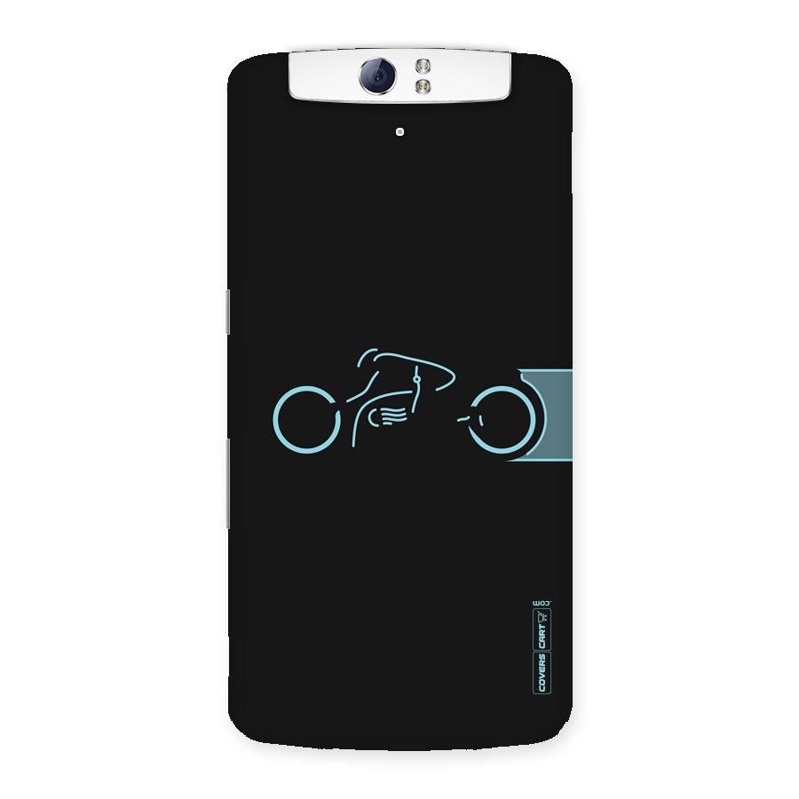 Blue Ride Back Case for Oppo N1