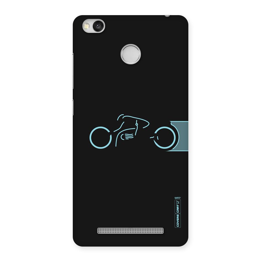 Blue Ride Back Case for Redmi 3S Prime