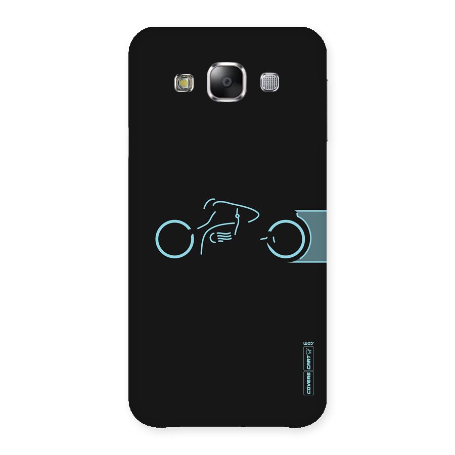 Blue Ride Back Case for Samsung Galaxy E5