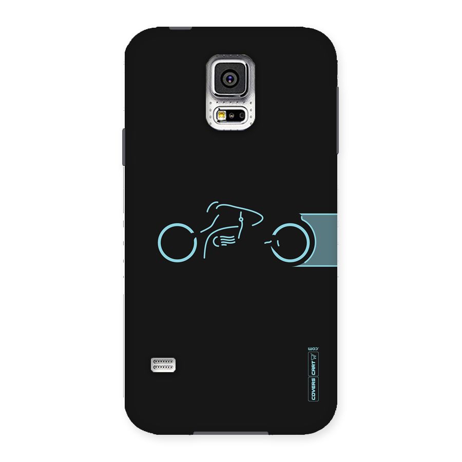 Blue Ride Back Case for Samsung Galaxy S5