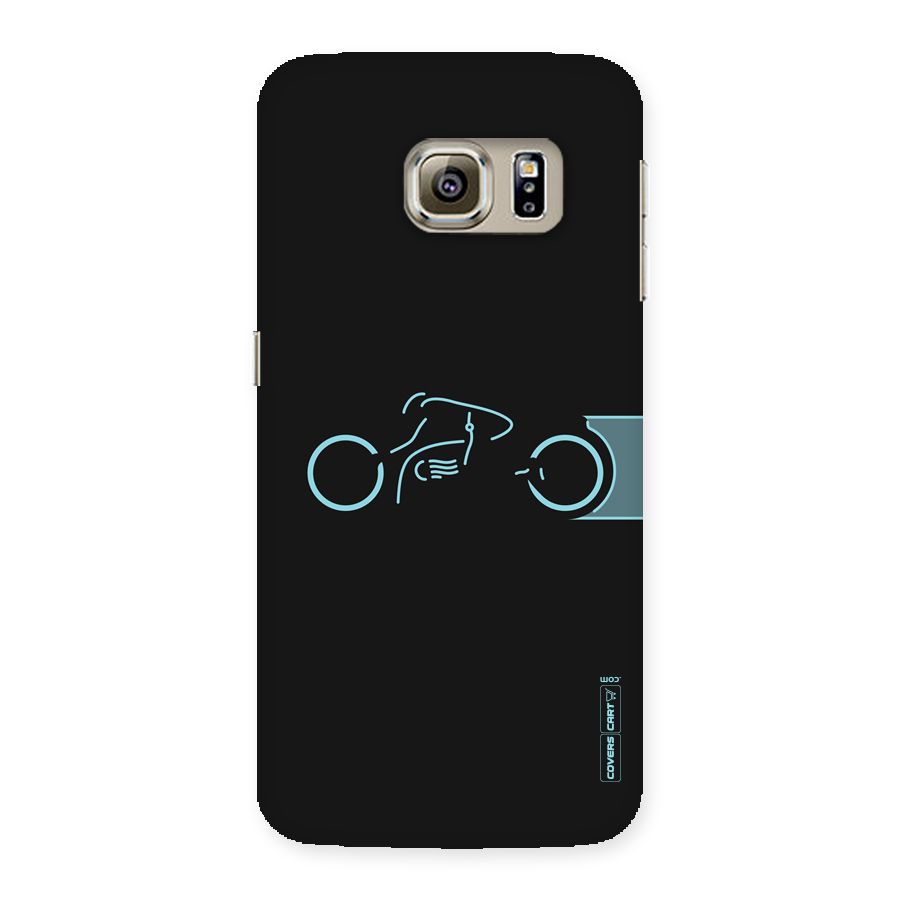 Blue Ride Back Case for Samsung Galaxy S6 Edge