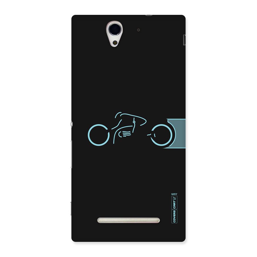 Blue Ride Back Case for Sony Xperia C3