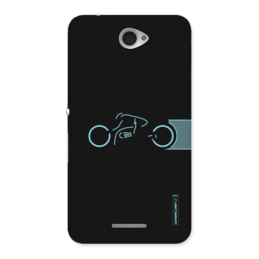 Blue Ride Back Case for Sony Xperia E4