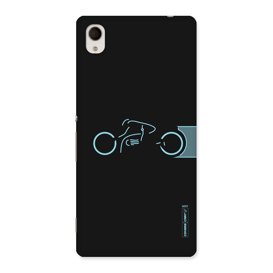 Blue Ride Back Case for Sony Xperia M4